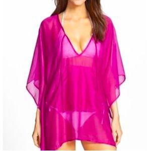 NWT Echo Swim Fuchsia Sheer Coverup